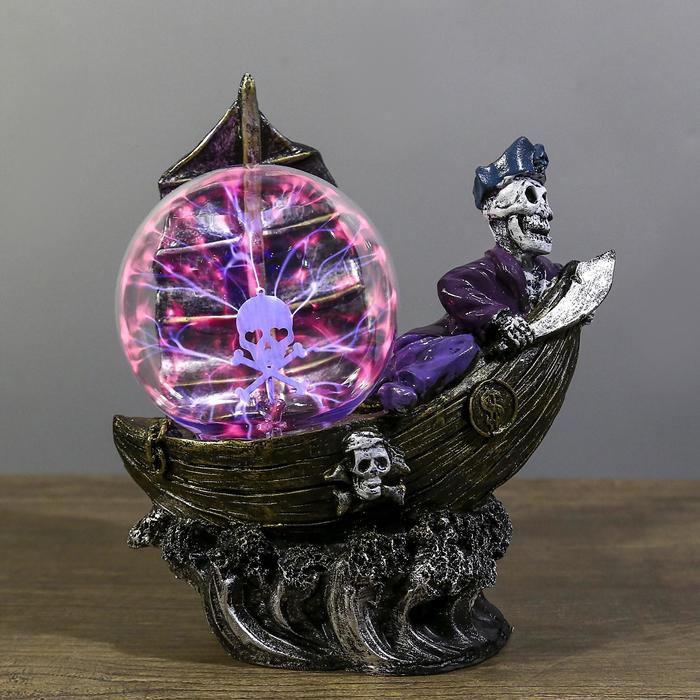Плазменный шар "Пират" 14х20х22,5 см - Фото 1
