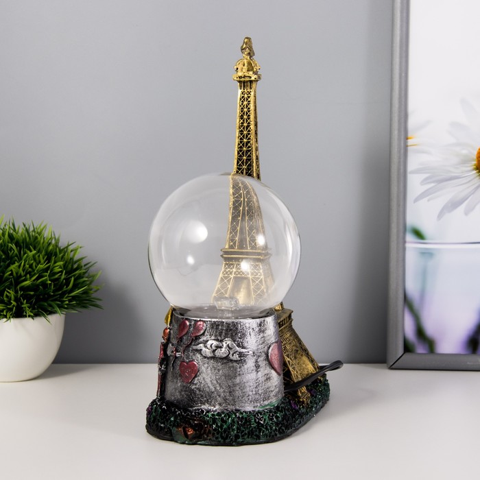 Плазменный шар "Эйфелева башня" 10х18х27 см RISALUX - фото 1889332492