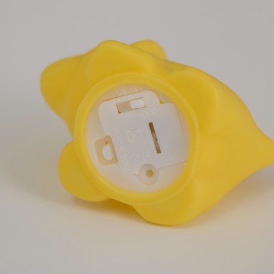 Фигурка светящаяся RISALUX «Трицератопс», LED-ночник, 2 Вт, 3×LR44 жёлтый, пластик, 3×5×4 см