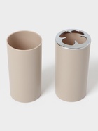 Набор аксессуаров для ванной комнаты SAVANNA «Сильва», 6 предметов (дозатор, мыльница, 2 стакана, ёршик, ведро), цвет серый - Фото 6