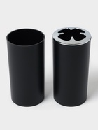 Аксессуары для ванной SAVANNA «Сильва», 6 предметов, дозатор, мыльница, 2 стакана, ёршик, ведро, чёрные - Фото 6