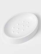 Аксессуары для ванной SAVANNA «Сильва», 6 предметов, дозатор, мыльница, 2 стакана, ёршик, ведро, белые - Фото 4