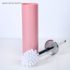 Набор аксессуаров для ванной комнаты SAVANNA «Сильва», 6 предметов (дозатор, мыльница, 2 стакана, ёршик, ведро), цвет розовый - Фото 6