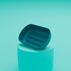 Набор аксессуаров для ванной комнаты «Тринити», 6 предметов (мыльница, дозатор для мыла, два стакана, ёрш, ведро), цвет голубой - Фото 9