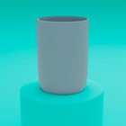 Набор аксессуаров для ванной комнаты «Тринити», 6 предметов (мыльница, дозатор для мыла, два стакана, ёрш, ведро), цвет серый - Фото 6