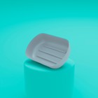 Набор аксессуаров для ванной комнаты «Тринити», 6 предметов (мыльница, дозатор для мыла, два стакана, ёрш, ведро), цвет серый - Фото 9