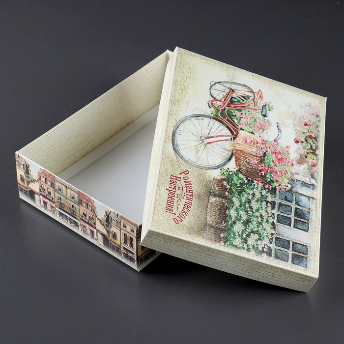 Подарочная коробка сборная "Романтического настроения", 21 х 15 х 5,5 см - фото 1889332623