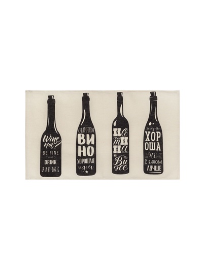 Кухонное полотенце «Доляна» Wine, 35×60 см, 100% хлопок, 160 г/м²