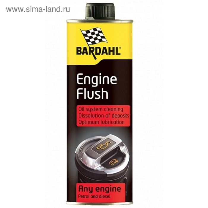 Промывка двигателя 15 мин Bardahl ENGINE FLUSH, 300 мл - Фото 1