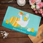 Кухонное полотенце пасхальное «Доляна. Светлой пасхи», 35×60 см, 100% хлопок, 160 г/м² - Фото 3