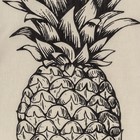 Полотенце кухонное Доляна Pineapple 35х60 см, 100% хлопок, 160г/м2 - Фото 3