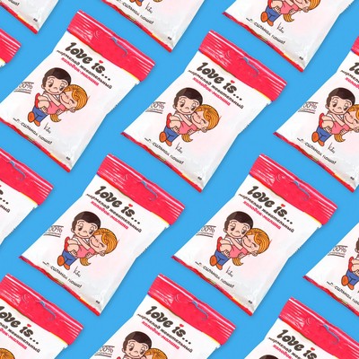 Мармелад Love Is «ЖуйМиксик», холодок-малина, 20 г