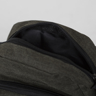 Сумка мужская, отдел на молнии, 2 наружных кармана, регулируемый ремень, цвет хаки - Фото 3