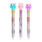 Ручка шариковая «Совы», автоматическая, 6-цветная, корпус с рисунком - Фото 4