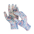 Перчатки садовые, нейлоновые, с нитриловым полуобливом, размер 8, с рисунком, МИКС, Greengo - Фото 8