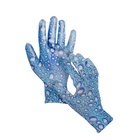 Перчатки нейлоновые, с ПВХ полуобливом, размер 7, цвет МИКС, Greengo - Фото 6