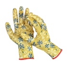 Перчатки нейлоновые, с нитриловым полуобливом, размер 9, цвет МИКС, Greengo - Фото 7