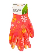 Перчатки садовые, нейлоновые, с ПВХ полуобливом, размер 9, МИКС, Greengo - Фото 12