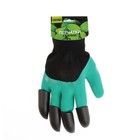 Перчатки нейлоновые «Землеройки», латексное покрытие, с когтями, размер 10, зелёные, Greengo - Фото 2