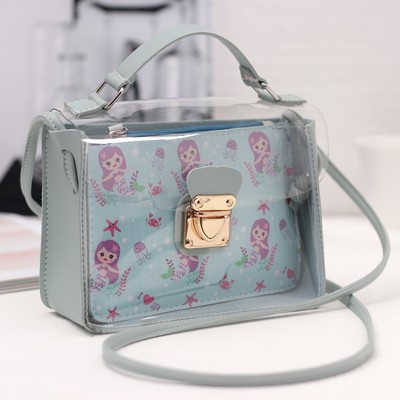 Сумка детская I love sea, прозрачная