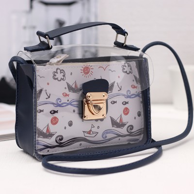 Сумка детская «Морское путешествие», прозрачная