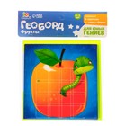 Геоборд двусторонний «Фрукты» со сменными картинками и резиночками, по методике Монтессори, планшет цвет МИКС - Фото 5