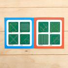 Геоборд двусторонний «Фрукты» со сменными картинками и резиночками, по методике Монтессори, планшет цвет МИКС - Фото 7