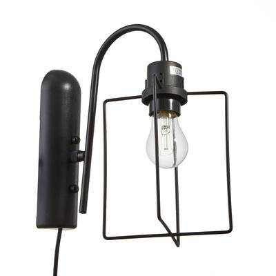 Бра «Фламент», 1×40 Вт E27, черный, 25×16×33 см