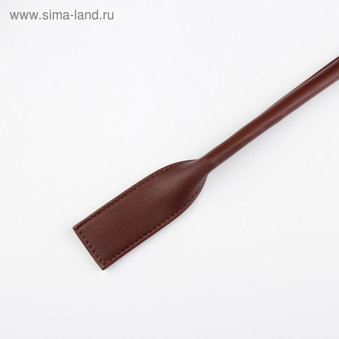 Ручка для сумки, цвет тёмно - коричневый, широкое крепление, 68 см - Фото 1