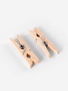 Прищепки для шитья, 3×0.5×0.3 см, 10 шт., бежевые - Фото 2