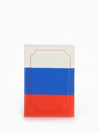 Обложка для паспорта, с металлическим гербом, триколор - Фото 3