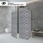 Витражная плёнка «Орнамент», 45×200 см, чёрная - Фото 3