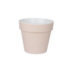 Пластиковый горшок с вкладкой «Протея», цвет пудра - Фото 1