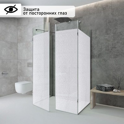 Плёнка витражная «Камушки», прозрачная, 45×200 см