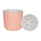 Пластиковый горшок с вкладкой «Лион», цвет розовый - Фото 3