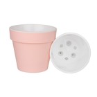 Пластиковый горшок с вкладкой «Протея», цвет розовый - Фото 2