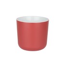 Пластиковый горшок с вкладкой «Лион», цвет бордо - Фото 1