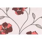 Обои глубокой печати, на бумаге Брянское обои Женева-8 красный, 0,53x10 м 4208753