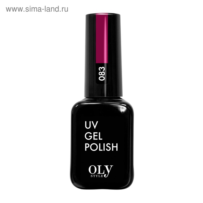 Гель-лак для ногтей Oly Style тон 083 малиновый, 10 мл - Фото 1