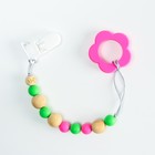 Держатель для соски - пустышки M&B «Краски лета», силиконовый, виды МИКС - Фото 3