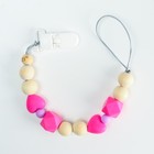 Держатель для соски - пустышки M&B «Краски лета», силиконовый, виды МИКС - Фото 4