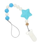 Держатель для соски - пустышки M&B «Звёздочка», силиконовый, с прорезывателем - Фото 2