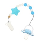 Держатель для соски - пустышки M&B «Звёздочка», силиконовый, с прорезывателем - Фото 4