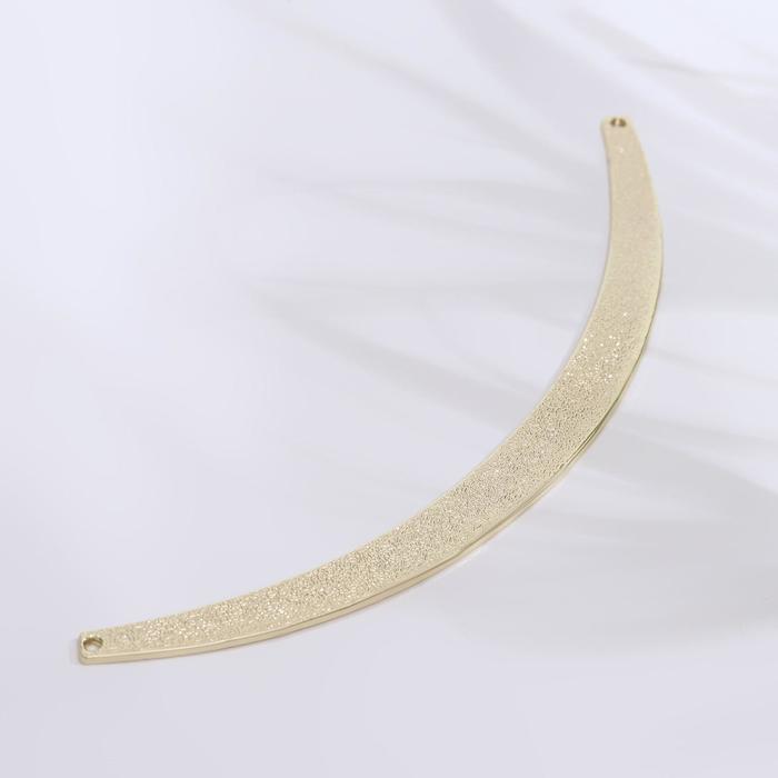 Украшение-горловина, 14,5 × 3,5 см, цвет золотой - Фото 1