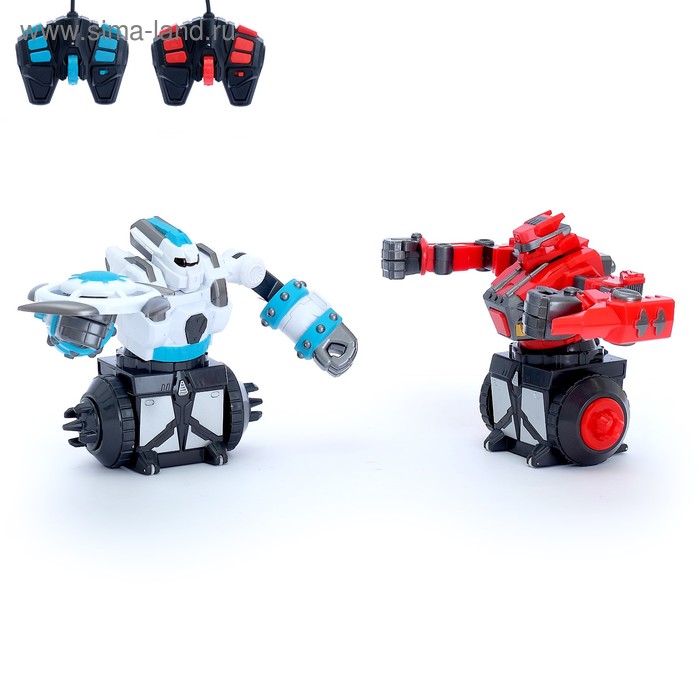 Роботы радиоуправляемые «Битва роботов», световые и звуковые эффекты - Фото 1