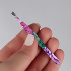 Пинцет скошенный, узкий, 8.5 см, рисунок МИКС - Фото 6
