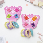 Набор для волос «Бабочка», 4 крабика, 4 резинки, нежные оттенки - Фото 2