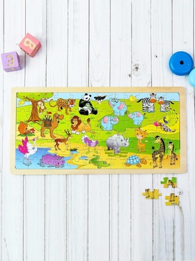 Пазл большой «Звери»