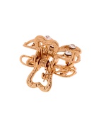 Крабик для волос «Бантик», стразы, 2.5 см, золото - Фото 7