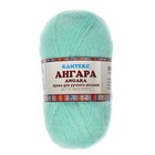 Пряжа "Ангара" 35% мохер 15% шерсть, 50% акрил 250м/100гр (025 мята) - Фото 2